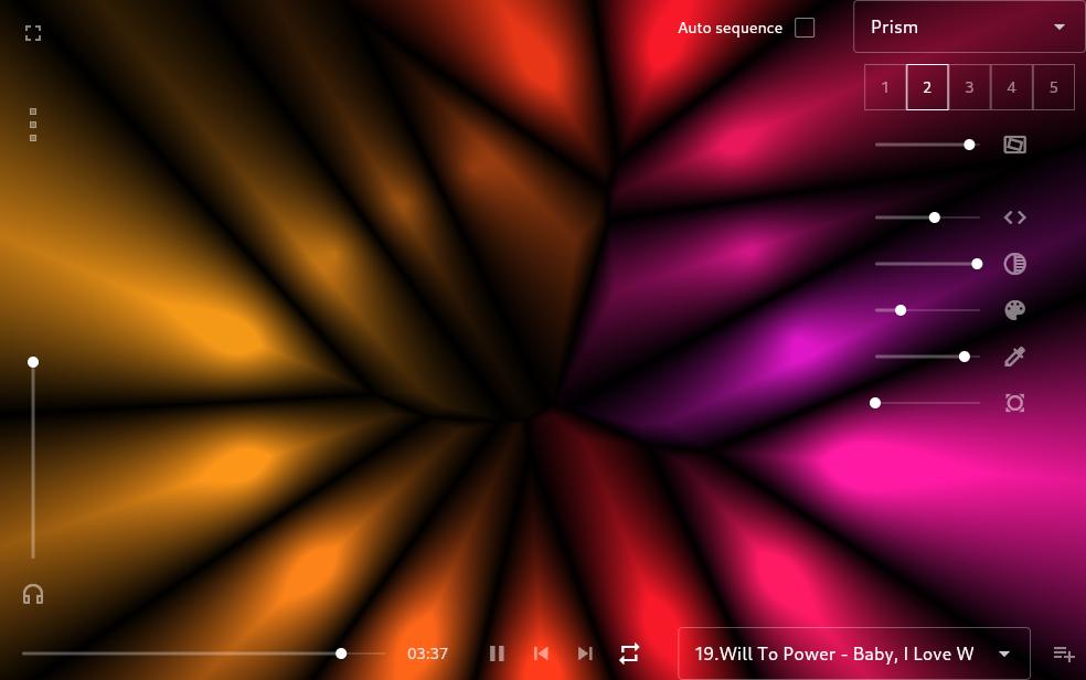 Shader: Prism (user interface)