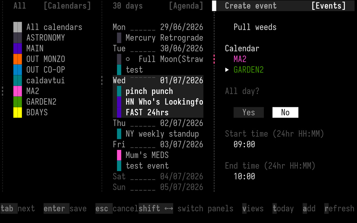 Create Event (82 columns)